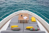Bow area with Sunpad and seating area
